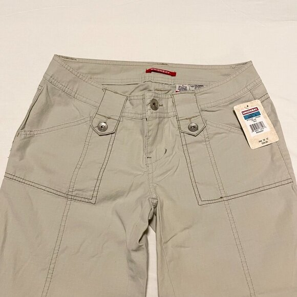 UNIONBAY Cargo Pants Juniors Girls Size 9 Convertible to Capri Y2K - Picture 5 of 16